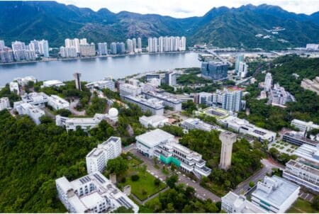 Social Media Post Recommends CUHK Campus For Free Tourist Overnight Stays, University Slams Claims A drone view of the Chinese University of Hong Kong campus.