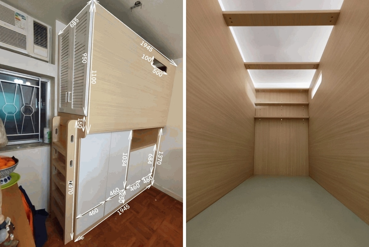 Hong Kong Furniture Store Creates 68cmWide Cupboard For Domestic
