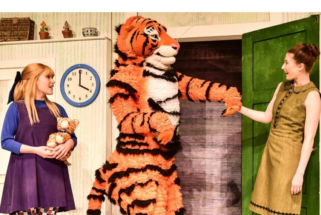 A scene from the play The Tiger Who Came To Tea