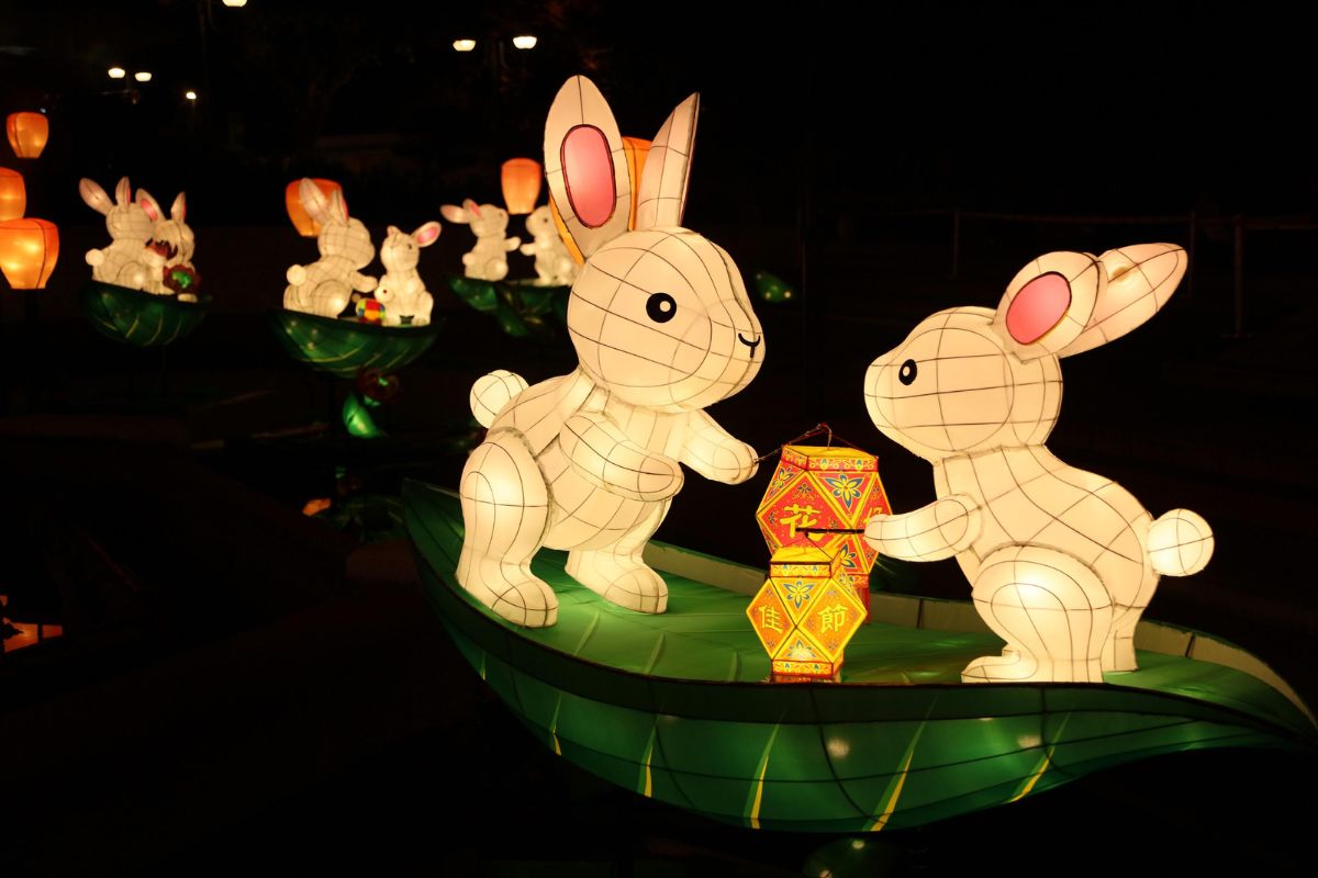 rabbit lanterns 2023 mid autumn festival