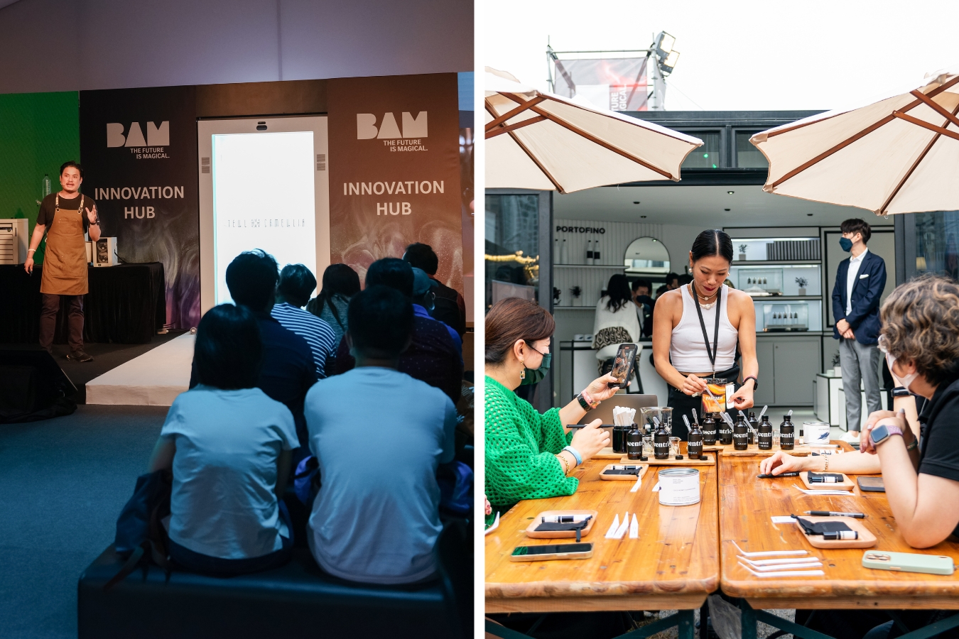 a talk and a workshop at the bam festival