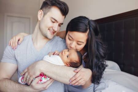 Here’s How To Apply For Hong Kong’s HK$20,000 Newborn Baby Bonus a man and woman with a newborn baby