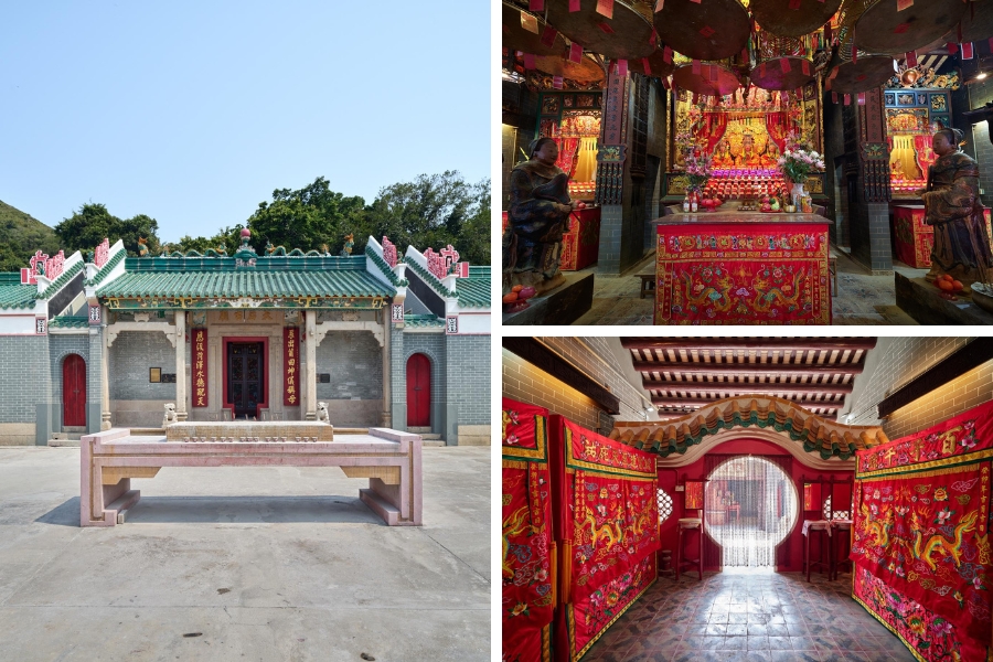 the tin hau temple with its interiors