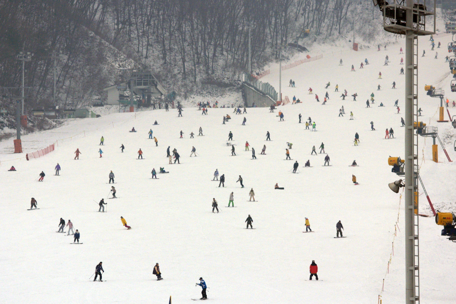 jisan forest ski resort south korea