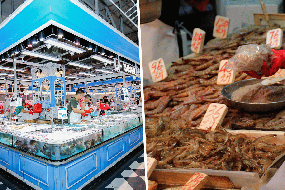 butchers at wet markets hong kong