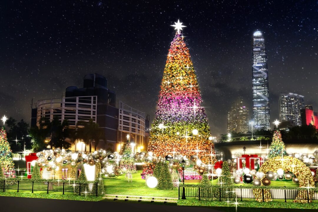 west kowloon cultural district christmas tree