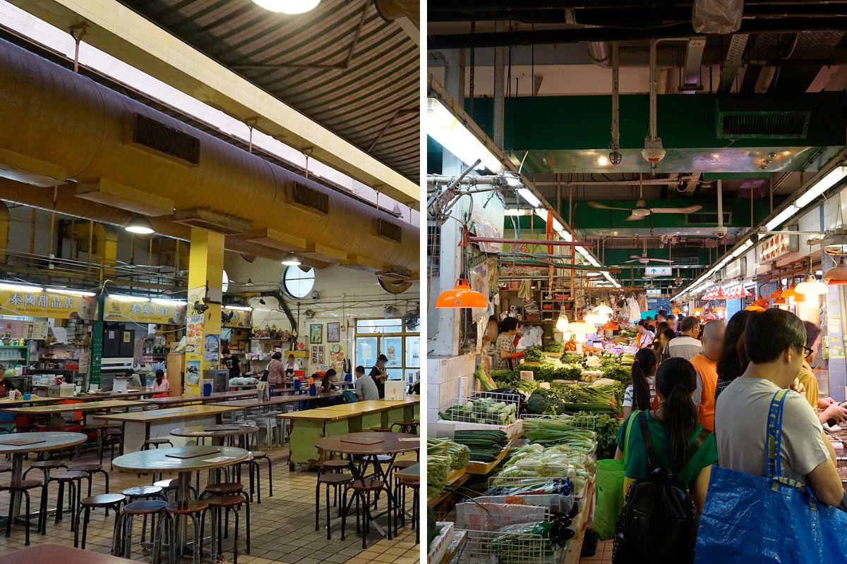 Kowloon City Market food court and stalls (© Wikimedia Commons) 