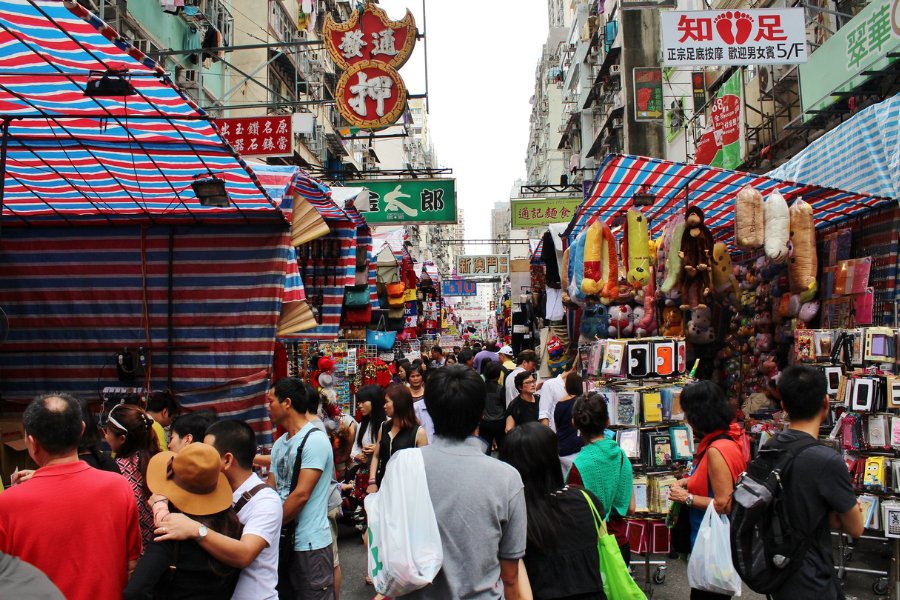 ladies market mong kok hong kong tourist attraction