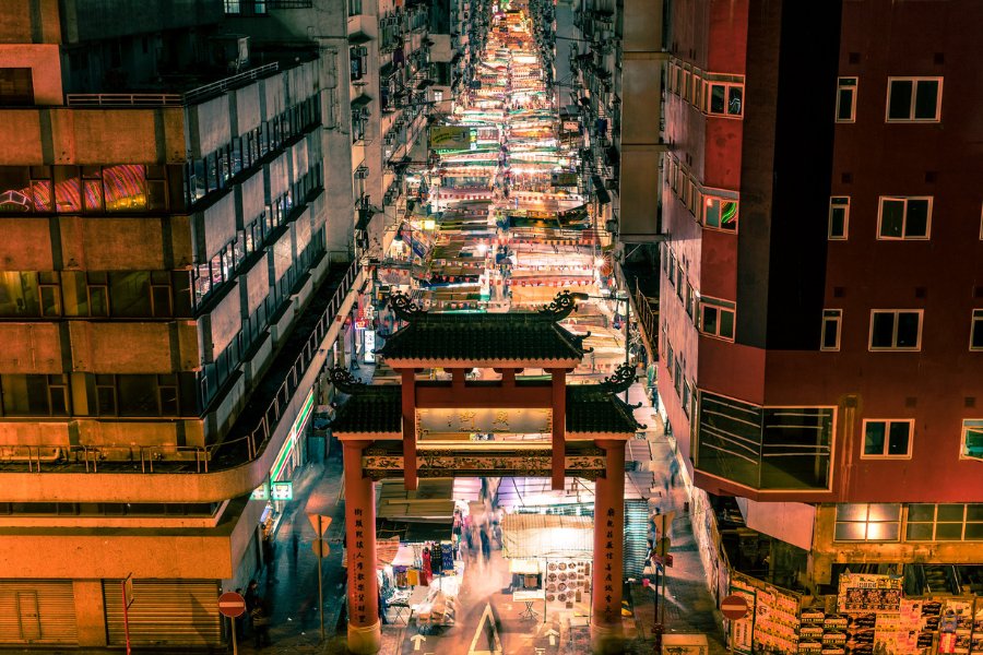 temple street night market yau ma tei hong kong tourist attractions