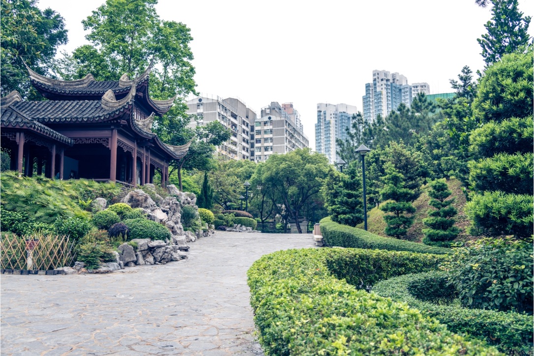kowloon walled city park hong kong