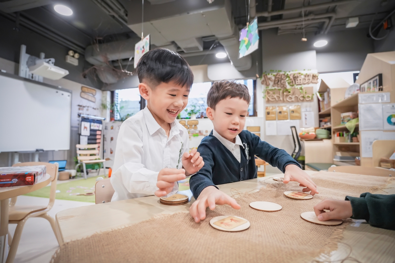 malvern college pre-school students hands-on learning