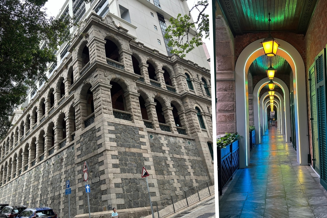 old mental hospital light display hong kong