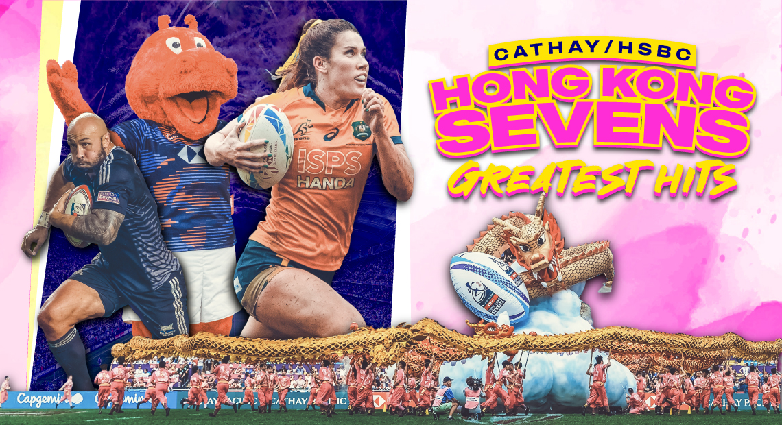 The "Greatest Hits Relay" giveaway hong kong rugby sevens 2024