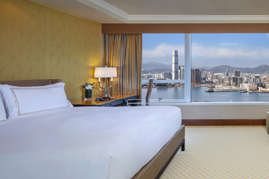 conrad hong kong hotel room view