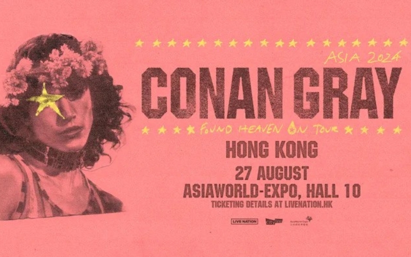 conan gray found heaven on tour hong kong
