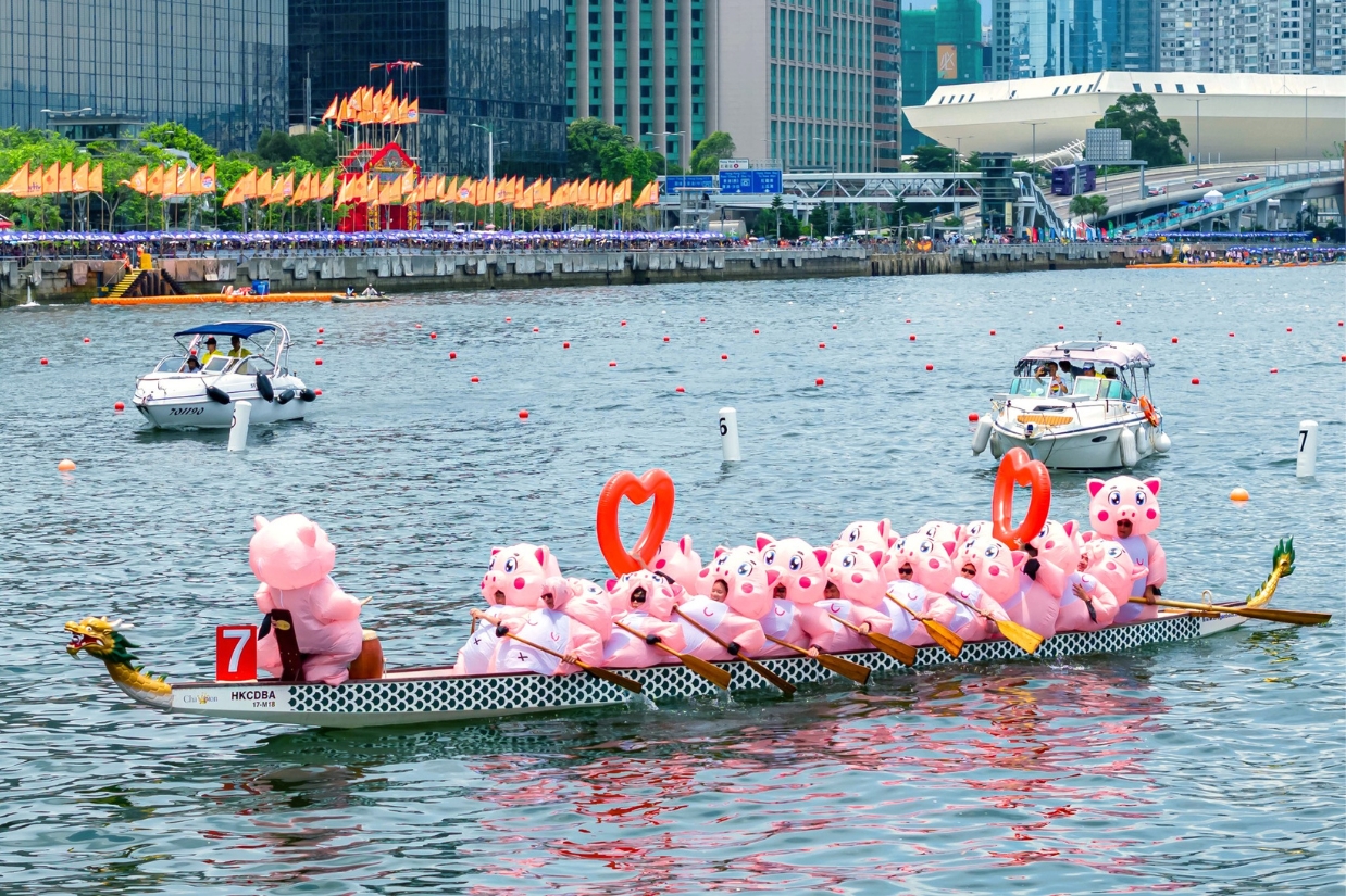 hong kong international dragon boat races fancy dress contest