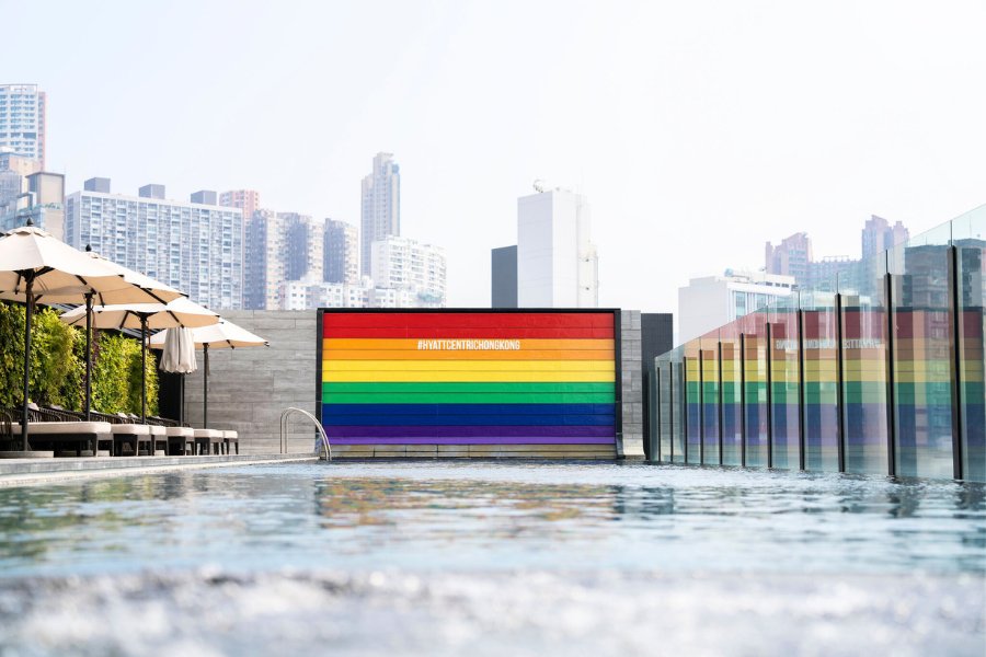 pride month Hyatt Centric Victoria Harbour Hong Kong — North Point