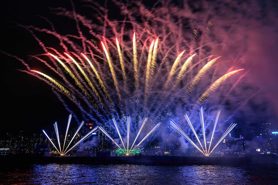 Pyrotechnic Displays victoria harbour