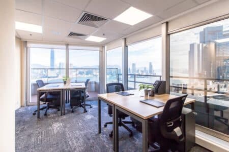 compass office private office with victoria harbour view