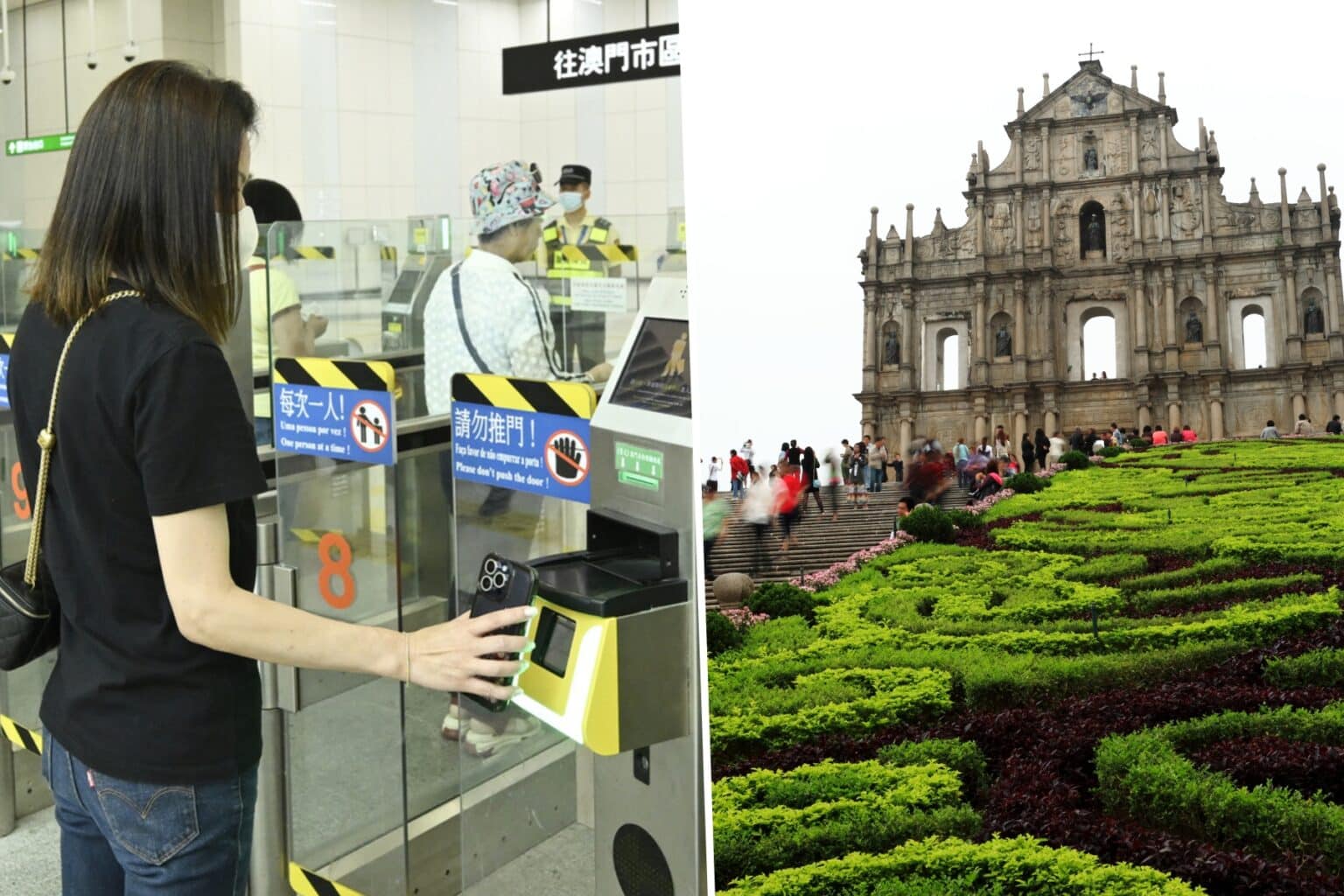 macau new facial recognition system for hong kong residents