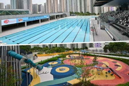 New Pool and Playground Open in Yuen Long From August 28 new pool and playground yuen long hong kong