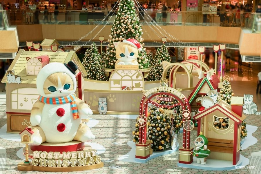 mofusand christmas decoration in ma on shan