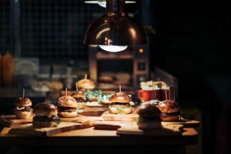 flat iron burger eating contest