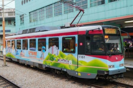 mtr launches sightseeing light rail service in tuen mun