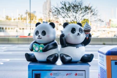 panda mailboxes at 49 locations in hong kong from february-march