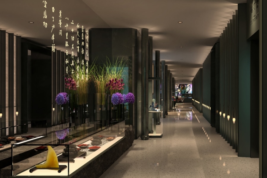 the entryway of new restaurant south beauty restaurant in central