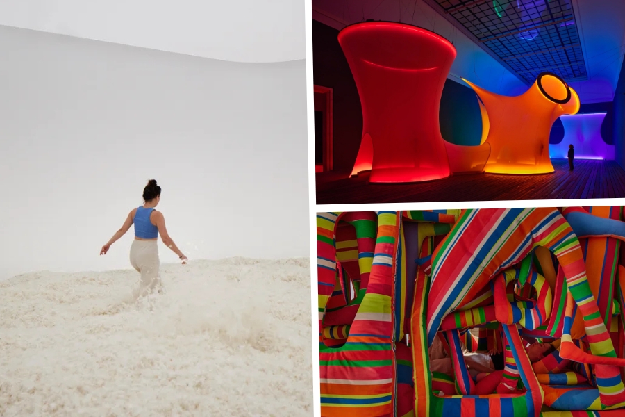 interactive installations at m plus museum