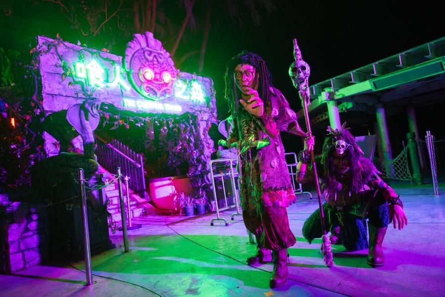 the haunted house experience at ocean park