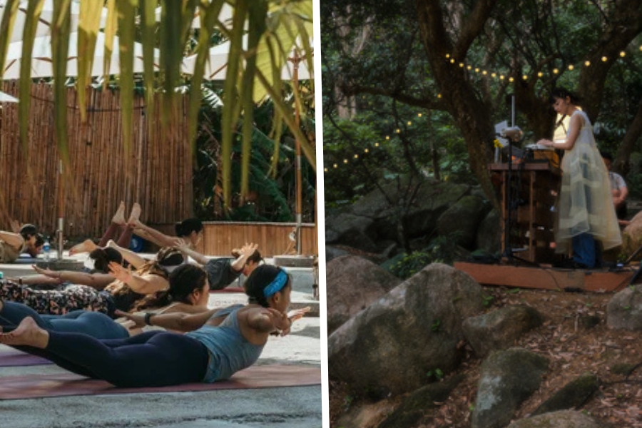 wellness workshop and music performance at season one festival