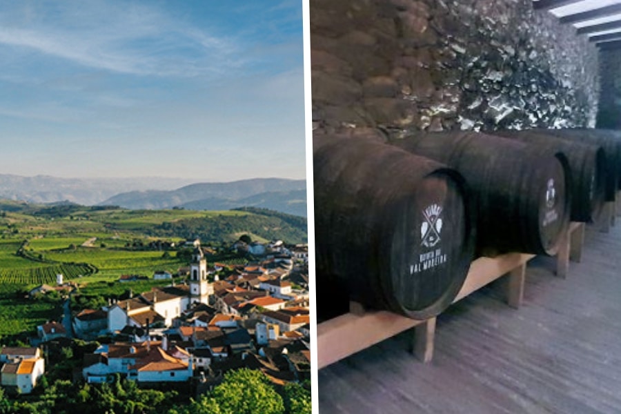 alto douro village and vineyards