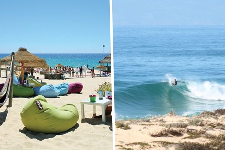 comporta beach and surfing