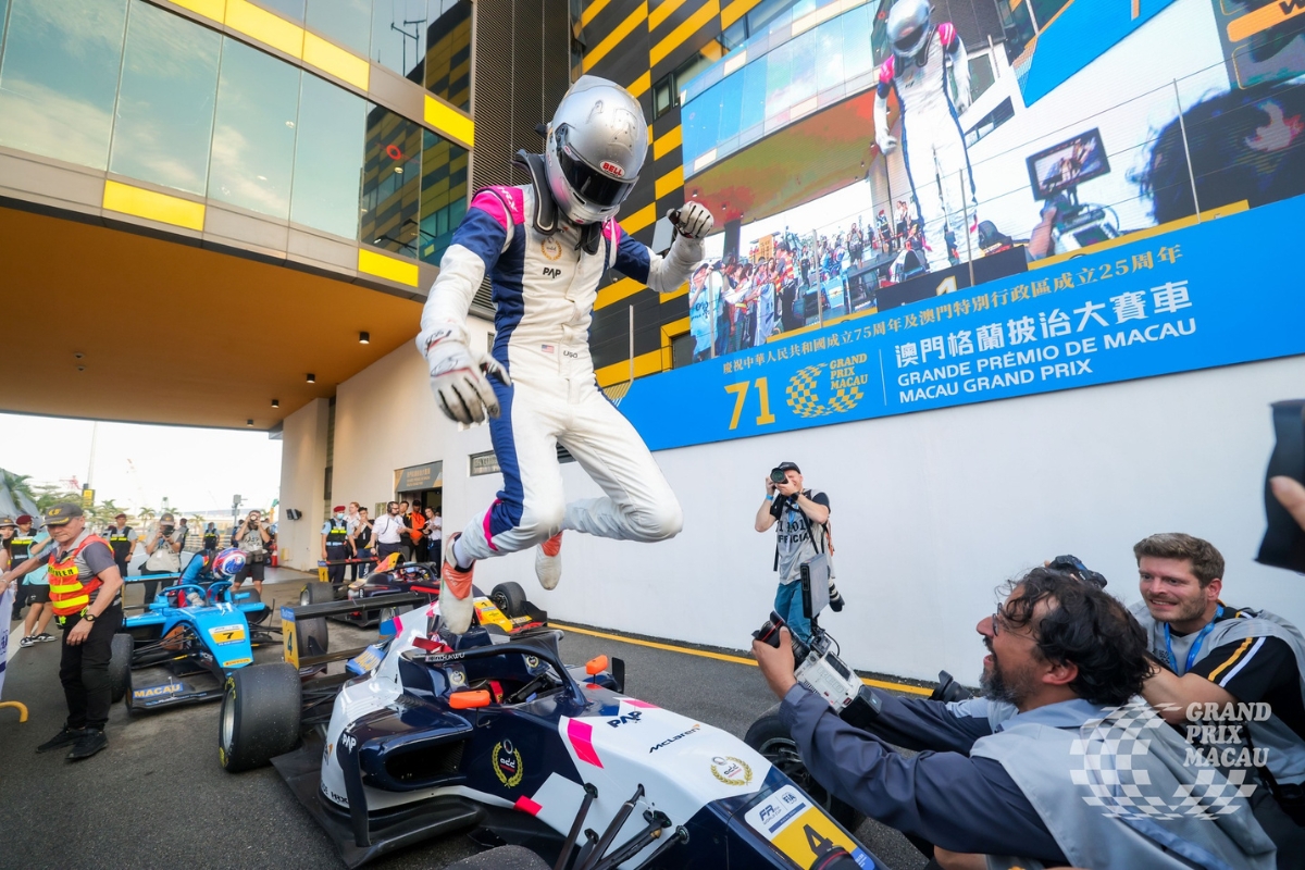 winner at the macau grand prix