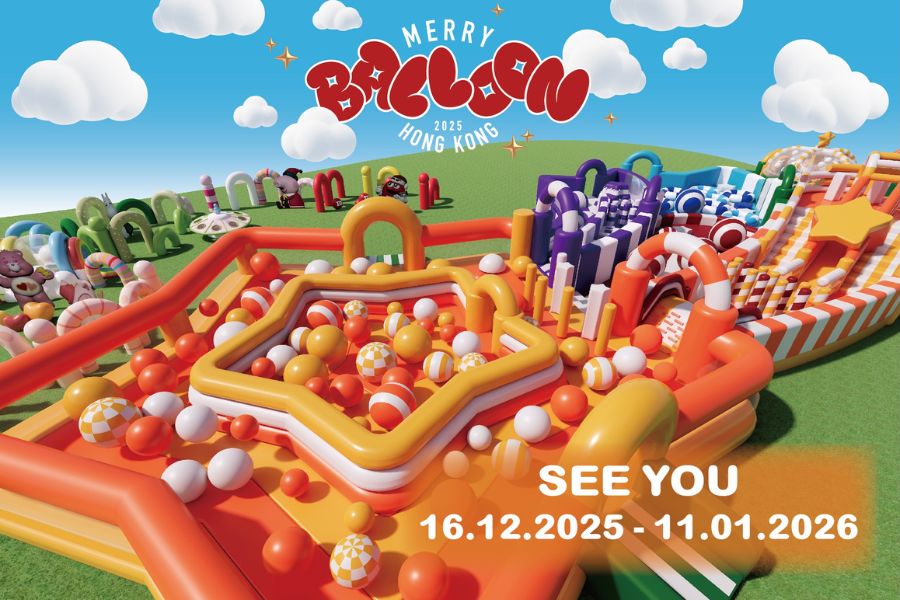 Merry Balloon Poster Hong Kong 2025