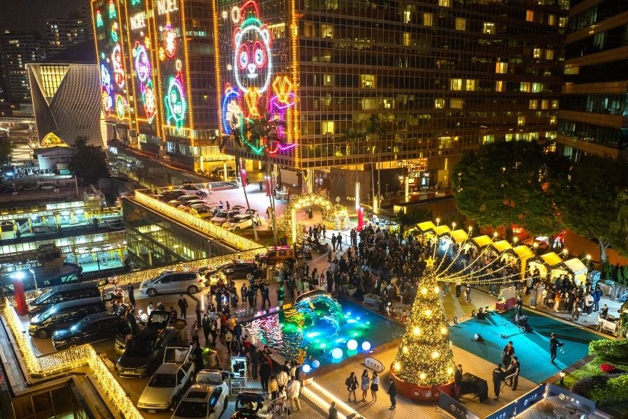 china hong kong city christmas market