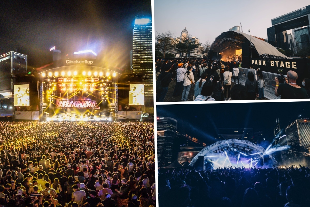 clockenflap 2025 harbourflap stage, orbit stage and park stage