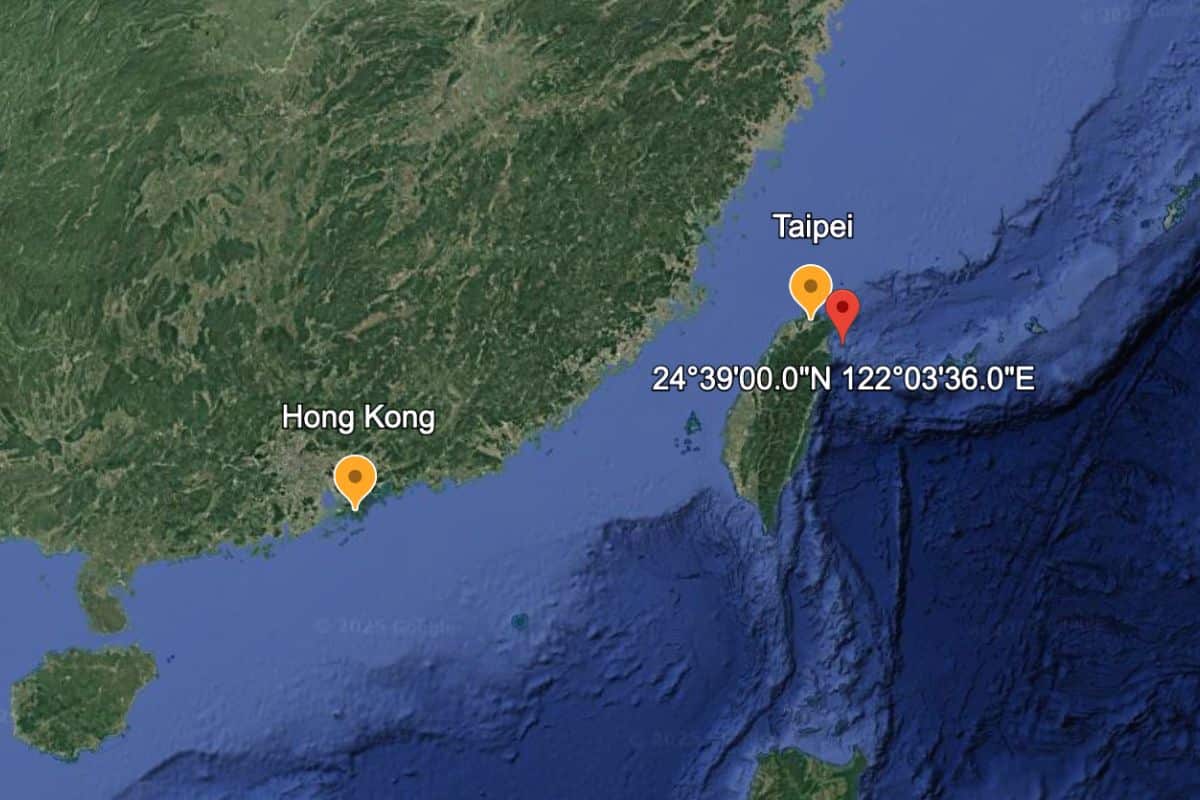Earthquake Felt in Hong Kong After Magnitude 6.7 Hits Offshore Near Taipei