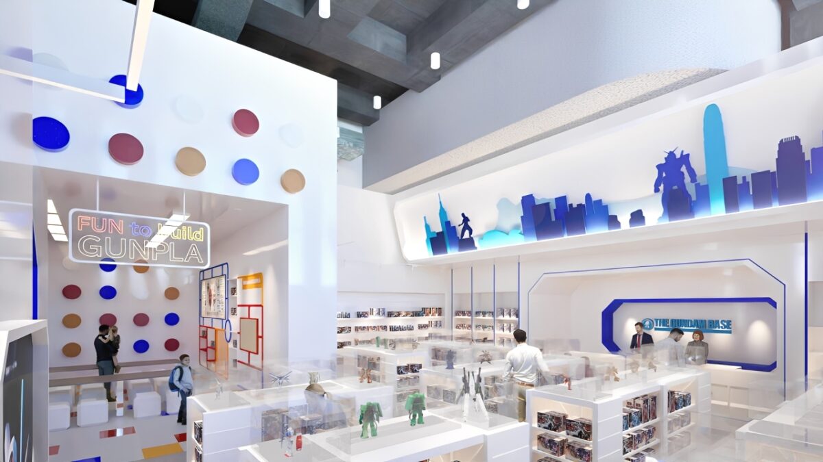 THE GUNDAM BASE Hong Kong interior