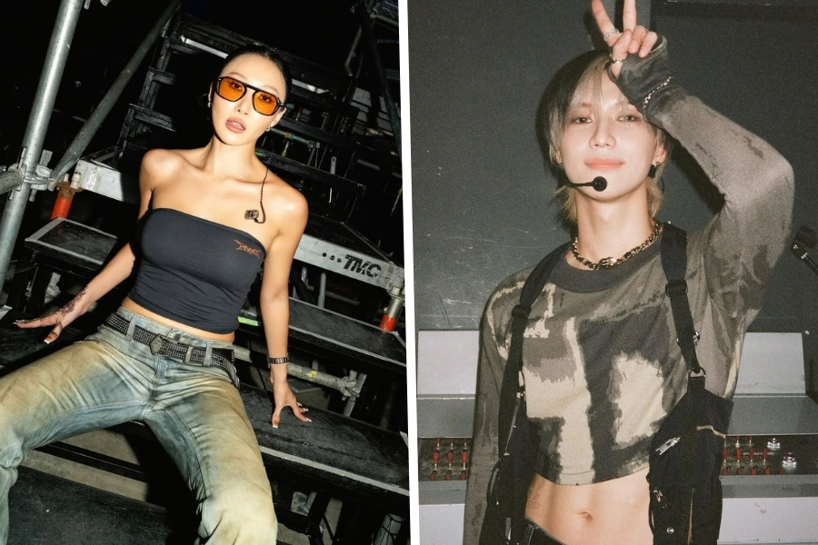 korean singer hwasa and taemin