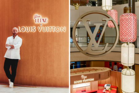 Louis Vuitton Bar Leone pop-up bar interior at Lee Gardens