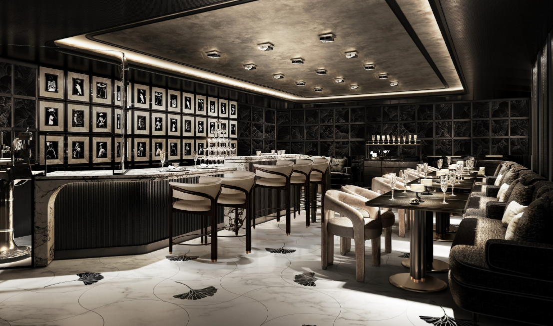 BLANC DE NOIRS bar at Mandarin Oriental The Landmark, Hong Kong