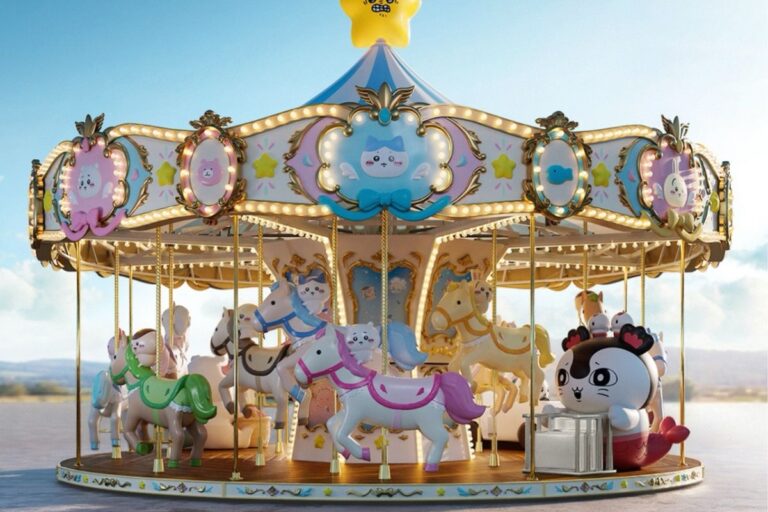 Chiikawa Exhibition With Giant Carousel Arrives In Hong Kong chiikawa exhibiton giant carousel