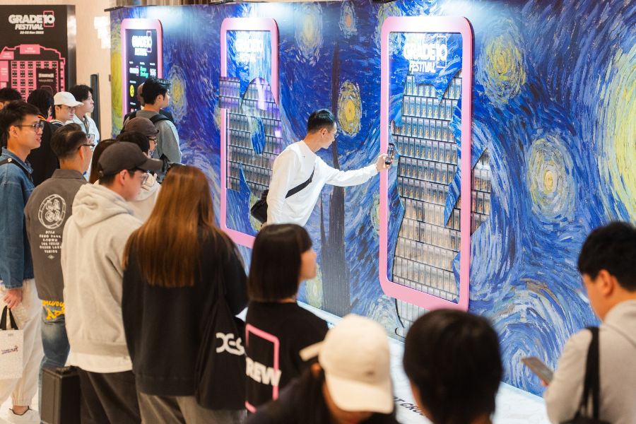 Visitors exploring the Pokémon immersive exhibition at previous Grade10 FEST (Six Degrees)