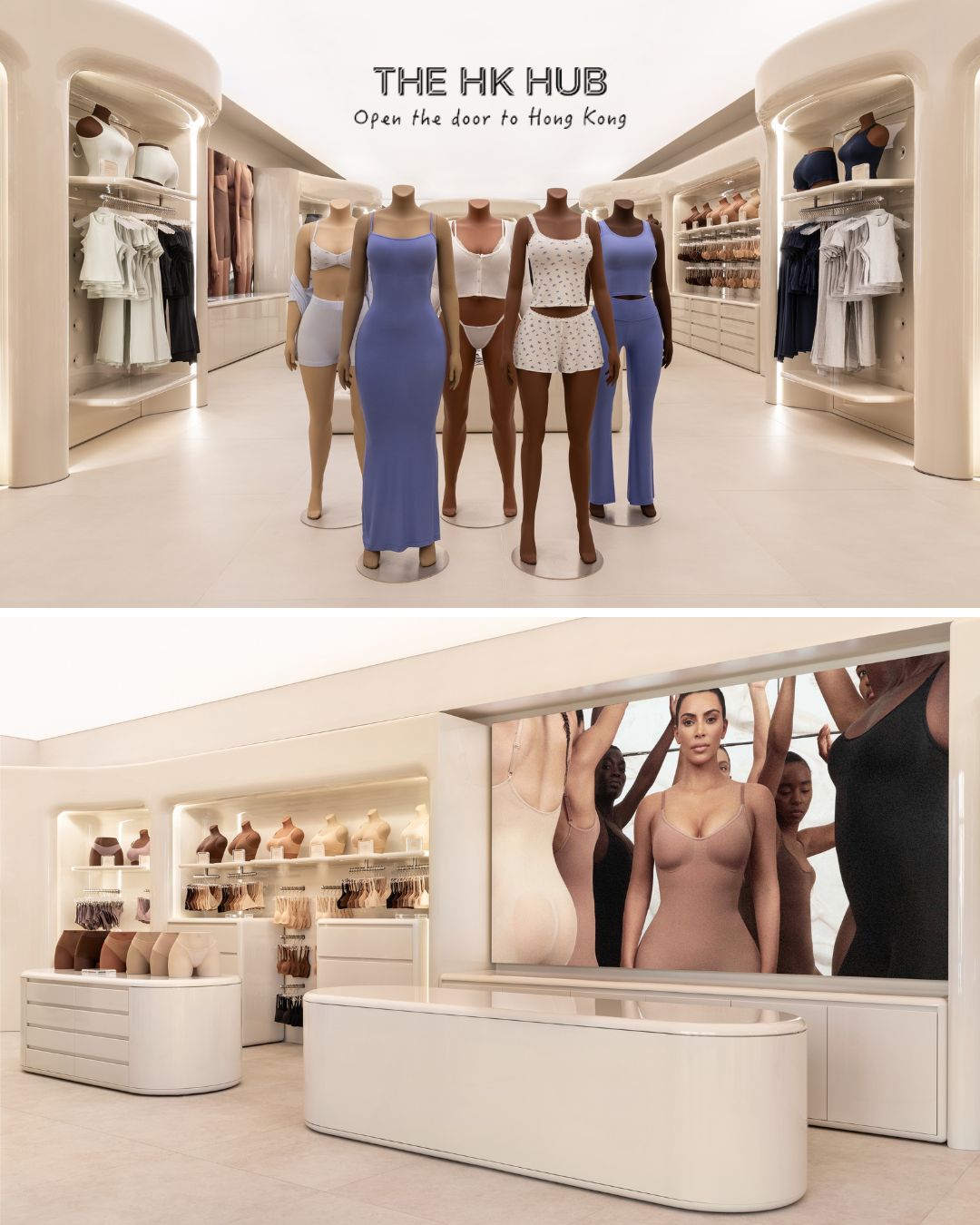 First look inside the upcoming SKIMS store at Times Square Hong Kong (Lane Crawford)