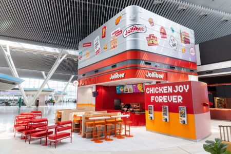 Jollibee Opens First Airport Branch At HKIA Terminal 2 With Suitcase Design jollibee hong kong international airport terminal 2