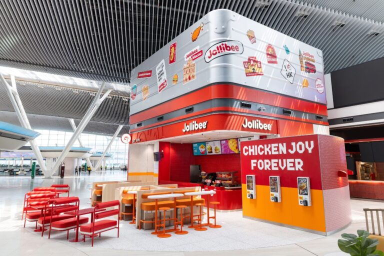Jollibee Opens First Airport Branch At HKIA Terminal 2 With Suitcase Design jollibee hong kong international airport terminal 2