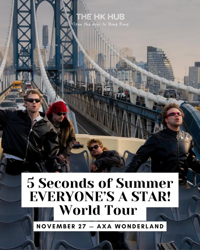 5 Seconds of Summer "EVERYONE’S A STAR!" World Tour in Hong Kong